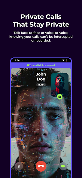 Private encrypted STR.Talk calls